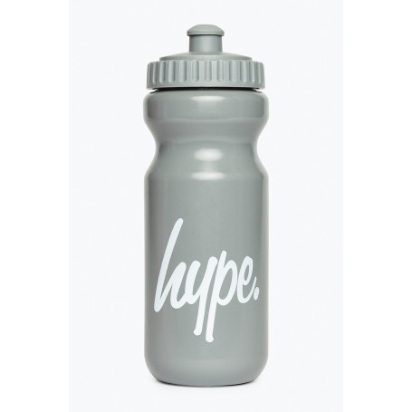 Hype Water Bottle Grey Script